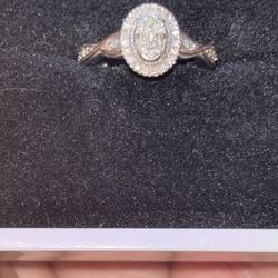 10k White Gold And 10k Rose Gold 1ct Diamond Ring 