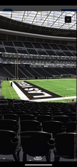 2 Raiders Tickets 12-7-2025
