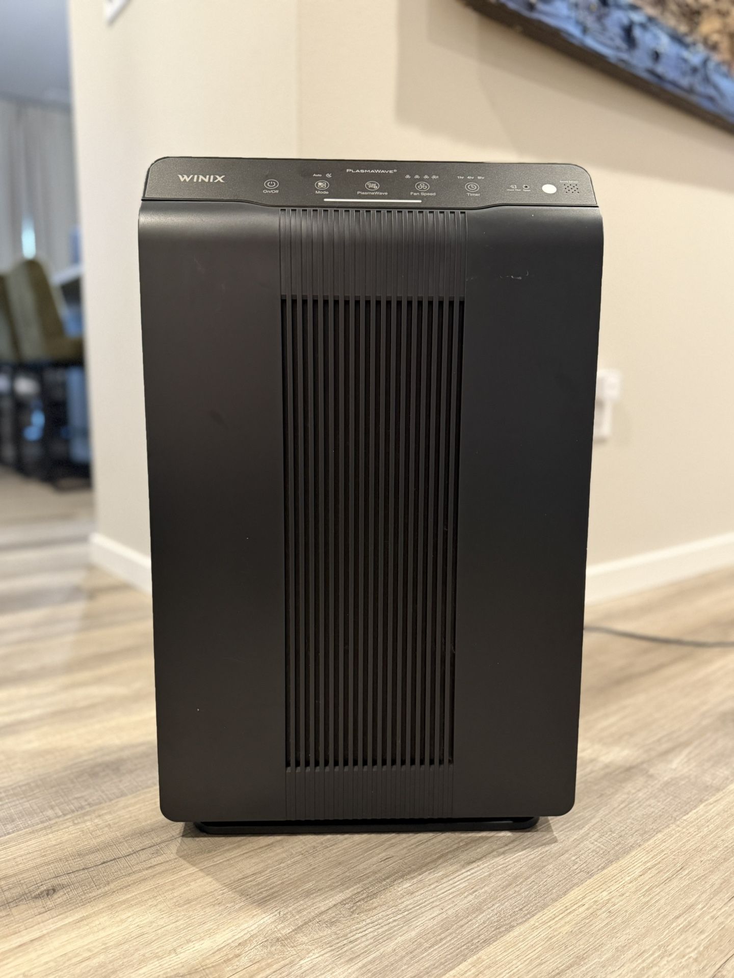 Winix 5500-2 Air Purifier with True HEPA, PlasmaWave and Odor Reducing Washable AOC Carbon Filter Medium 