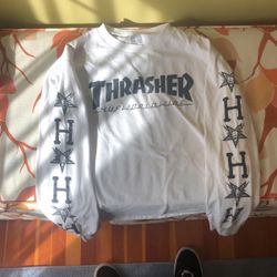 Thrasher X Huf Colab Long sleeve Shirt 