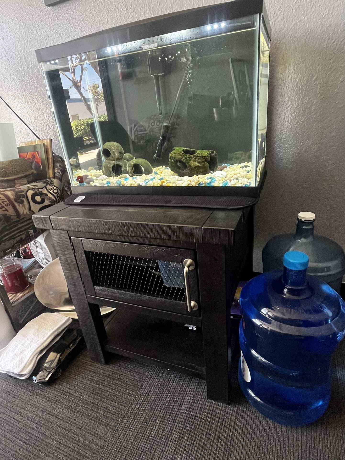 Fish Tank Stand Combo