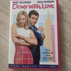 Down with Love movie film DVD with Reneé Zellweger and Ewan McGregor