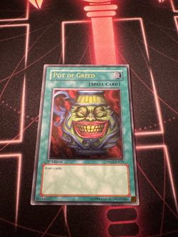 Yu-Gi-Oh! Pot of Greed DPKB-EN029 1st Edition Ultimate Rare MP