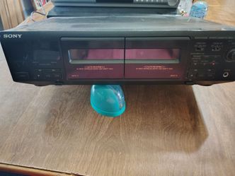 Sony dual cassette player  recorder