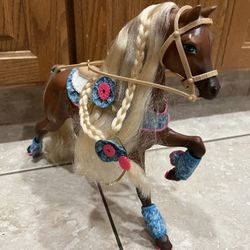 Barbies Star Stepper Dream Horse