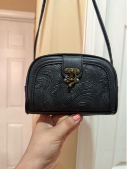 Mini black shoulder bag