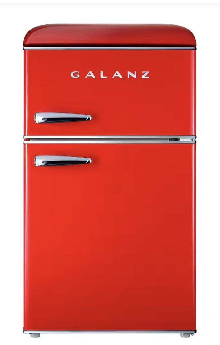 Retro Mini Fridge - Red Galanz