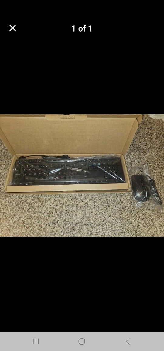Dell Wired Keyboard & Mouse