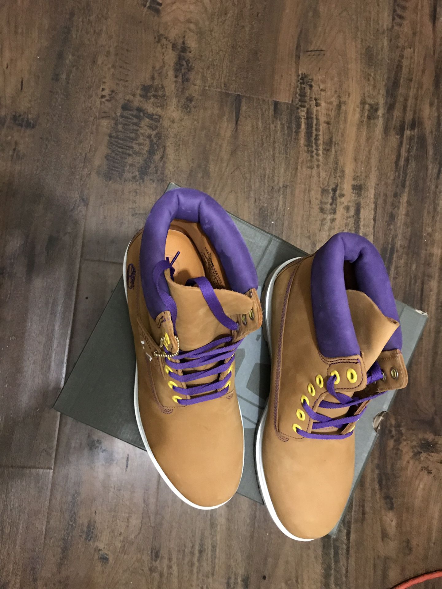 Men’s Timberland custom waterproof 6 inch Lakers boots.