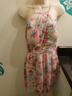 Beautiful halter dress size12 fits 10