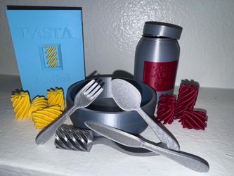 3D Printed Pasta Play Kids Set