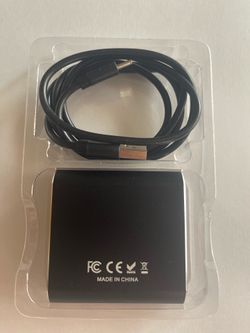 XPTSFIDU USB-C Display Adapter, Aluminum External Video Adapter, Modern Computer Accessory