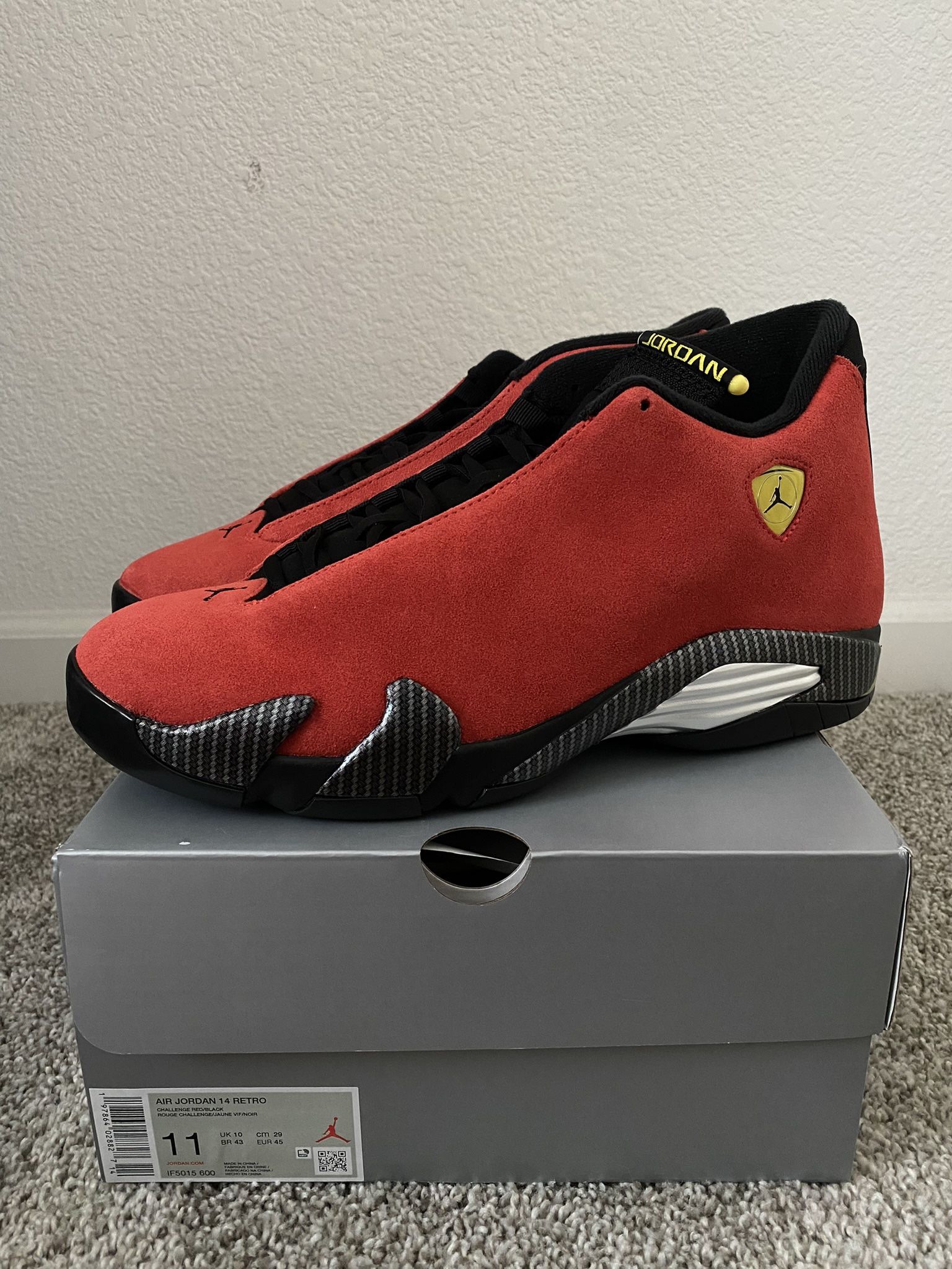 DS Air Jordan 14 Ferrari Size 11