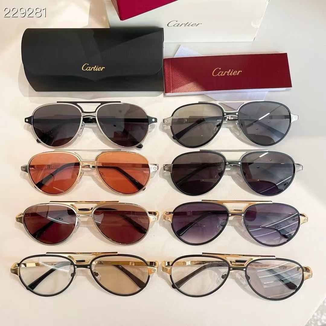 Cartier Aviator style glasses