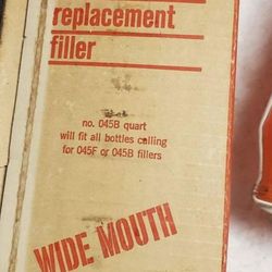 Vintage Aladdin's Thermo Bottle Replacement Filler