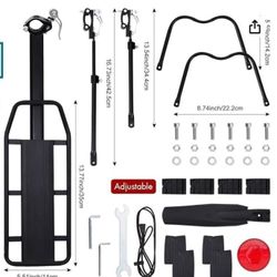 Full Quick Release Bike Rear Rack
