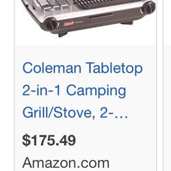 Coleman Stove Grill