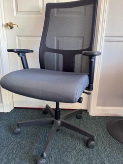 HON High Mesh Back Task Chair - Grey Fabric Seat