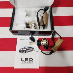 H7 6000K LED Headlight Bulbs