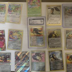 POKEMON CARDs MINT GRADED RARE .