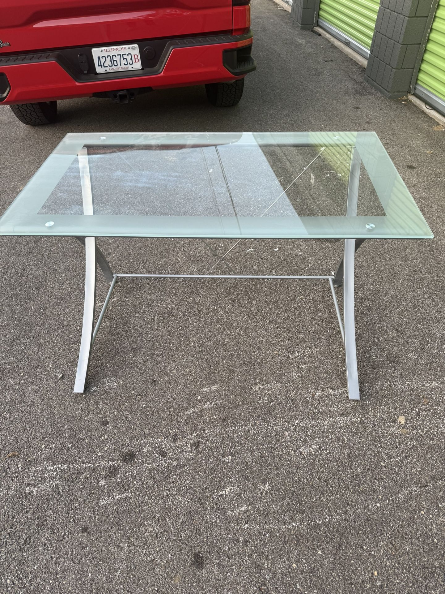 Glass Desk
