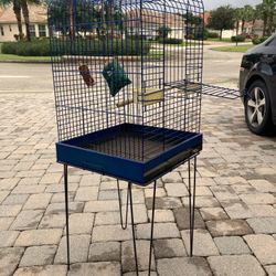 Large Bird Cage With Stand