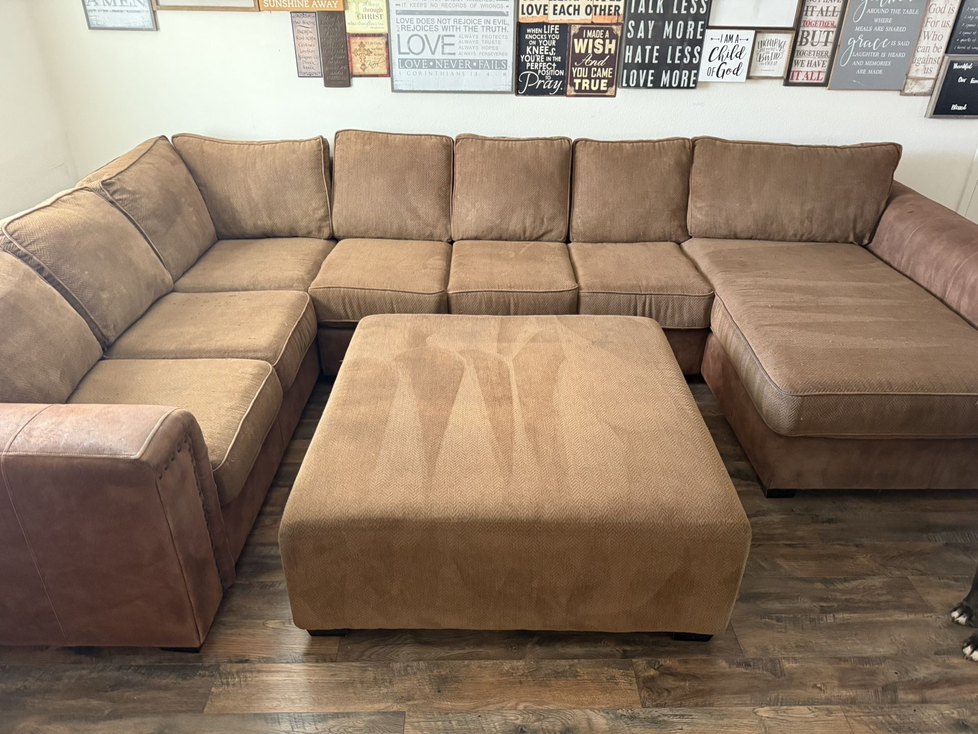 Custom Sofa Sectional With Ottoman