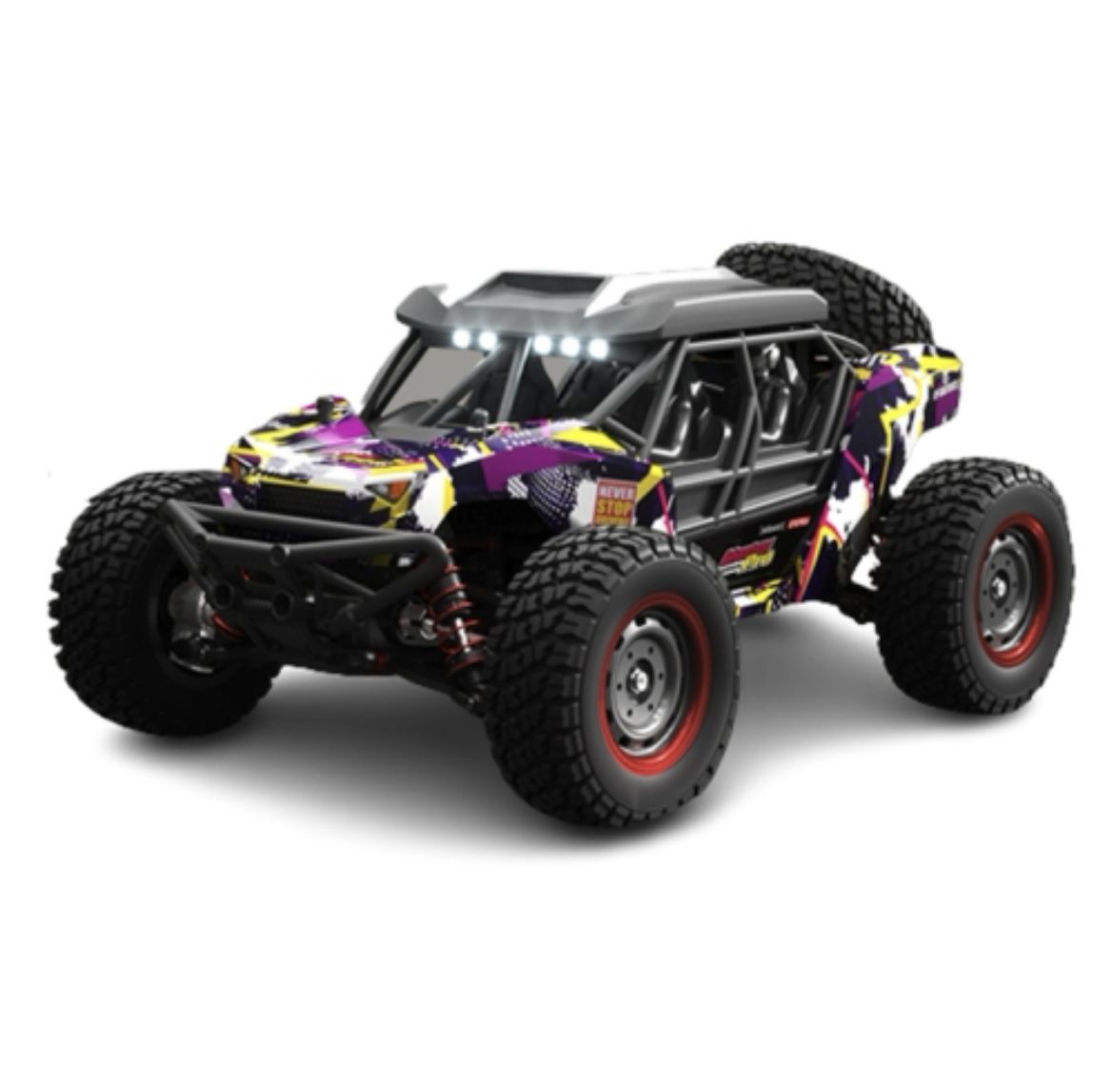 JJR/C Q141B Brushless 4WD High Speed Remote Control Desert Truck(Purple)