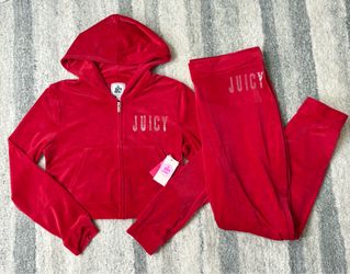 Juicy couture red 2 piece outfit NEW SIZE XXL