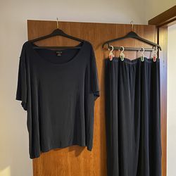 Citiknit’s Short Sleeve Blouse And Maxi Skirt Set 3XL
