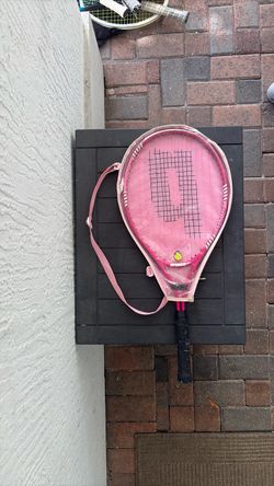 Prince Pink Tennis Racket with Cover attack 25”