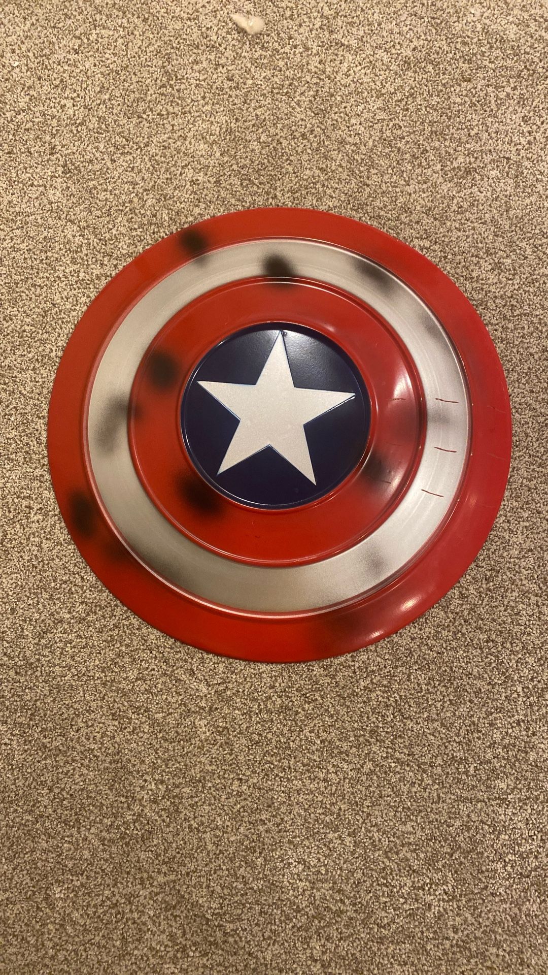 Metal Captain America Shield Battle Damaged Edition