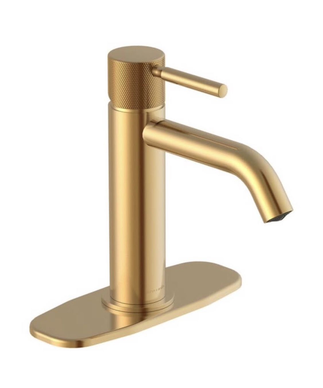 Origin 21 Tally Brushed Gold PVD Single hole 1-handle Residential Handle Bathroom sink faucet