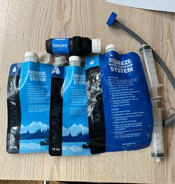 Sawyer Water Filtration System Squeeze