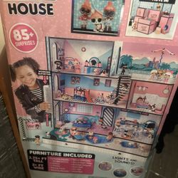 lol Doll Real Wood Doll House 