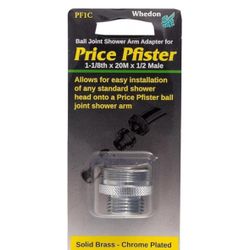 Whedon SHOWER ARM ADPTR PFISTER MfrPartNo PF1C, No Size, Chrome