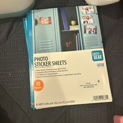 Photo Stickers Sheets  5 Paquetes