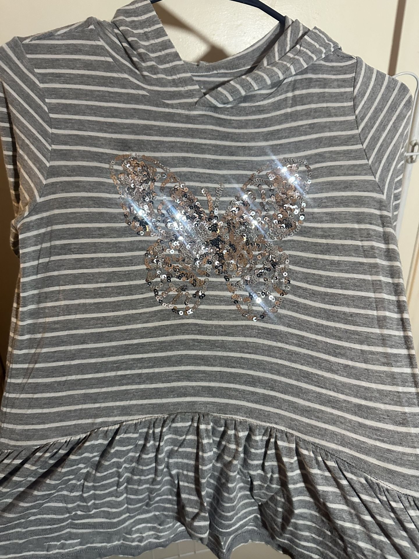 🦋 Rumi + Ryder Girls Hoodie Top – Size 8/10