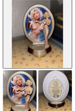 Bradford Exchange Marilyn Monroe Happy Birthday Mr President Diamonds & Pearls