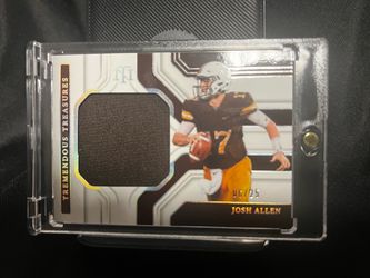 Josh Allen 2025 National Treasures Tremendous Treasures Patch /25 6/25 Buffalo Bills