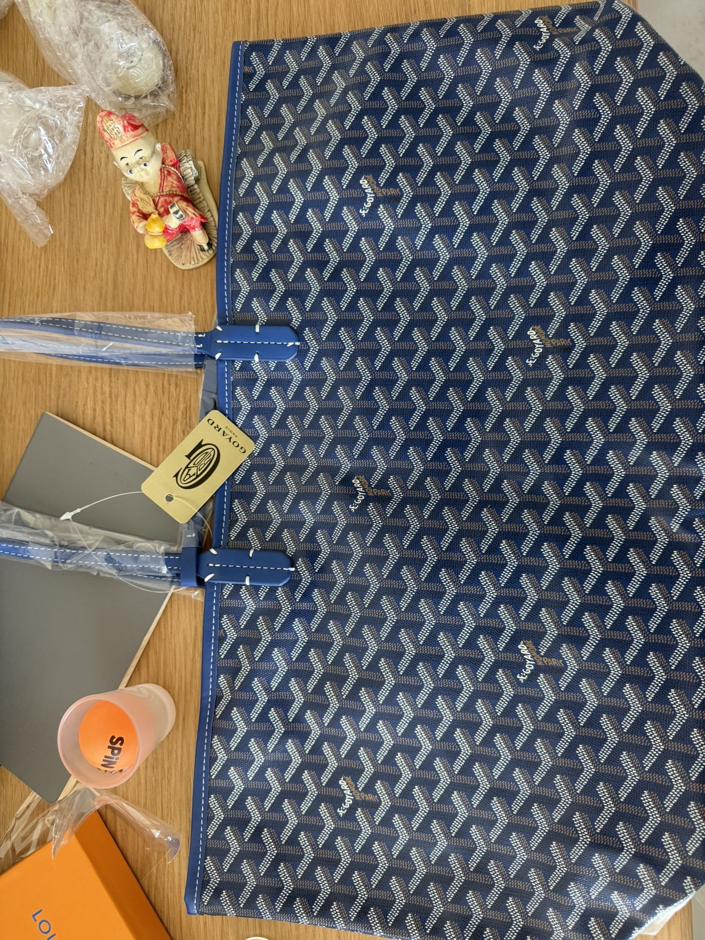 Blue Goyard Artois PM Tote Bag (New)