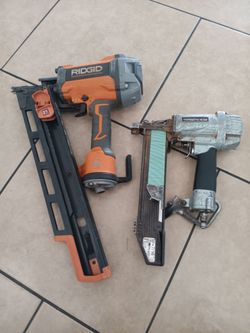 Ridgid framing gun and staples gun not sure if they work 150 for both