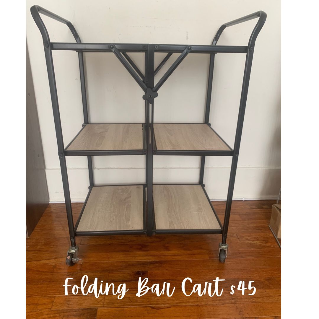 Bar Cart Or Folding Shelves 