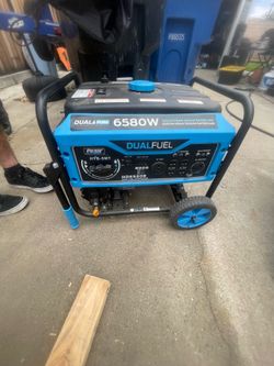Pulsar dual fuel 6580w generator