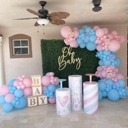 Gender Reveal Revelacion De Sexo Baby Shower Party
