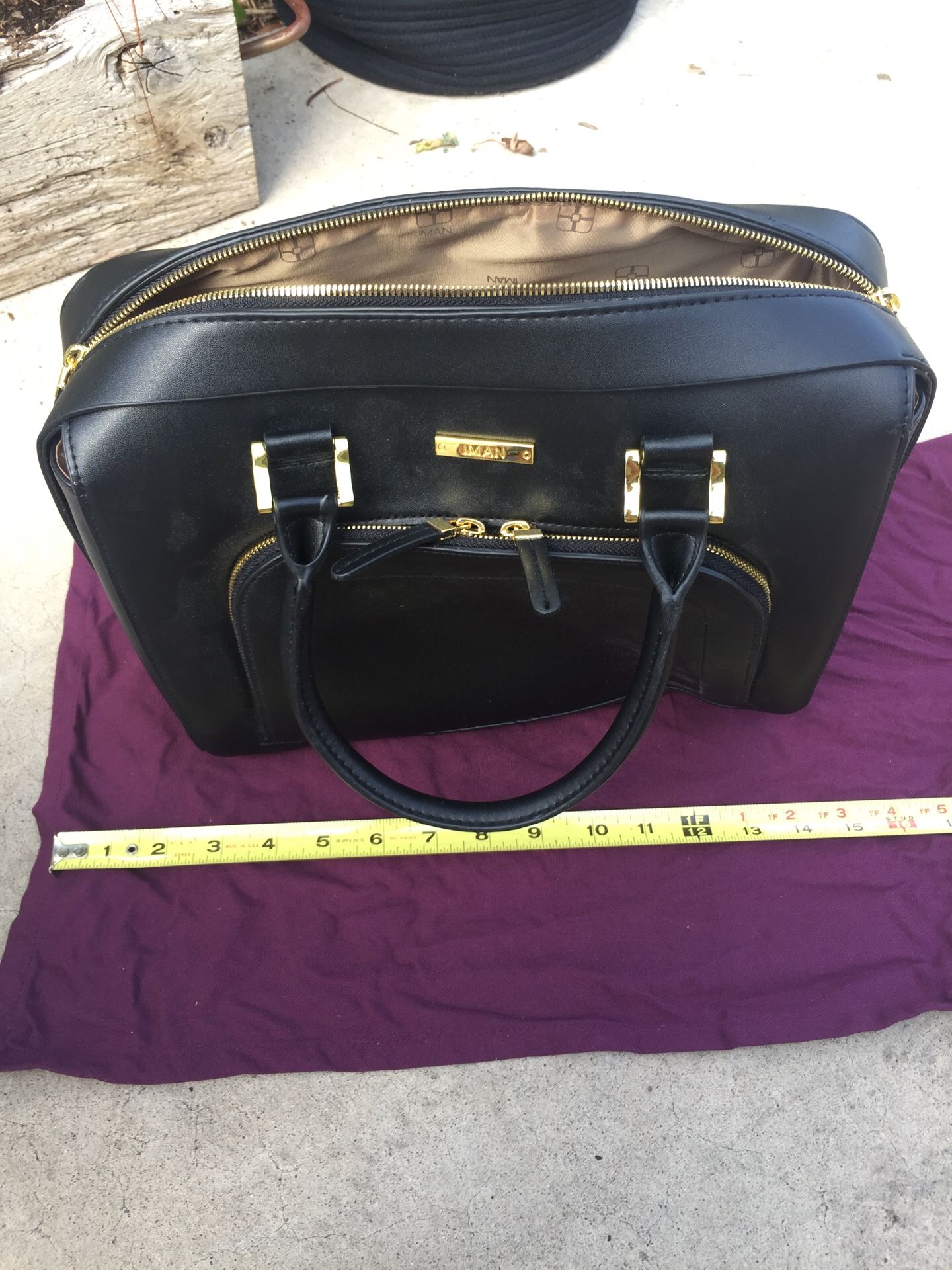 IMan Leather Hand Bag