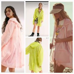 New Free People Hooded Rain Ponchos $50 Each 