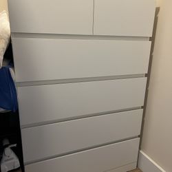 IKEA 6-Drawers Dresser White