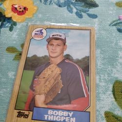 Chicago White Sox Bobby Thigpen Rookie Baseball Cards 