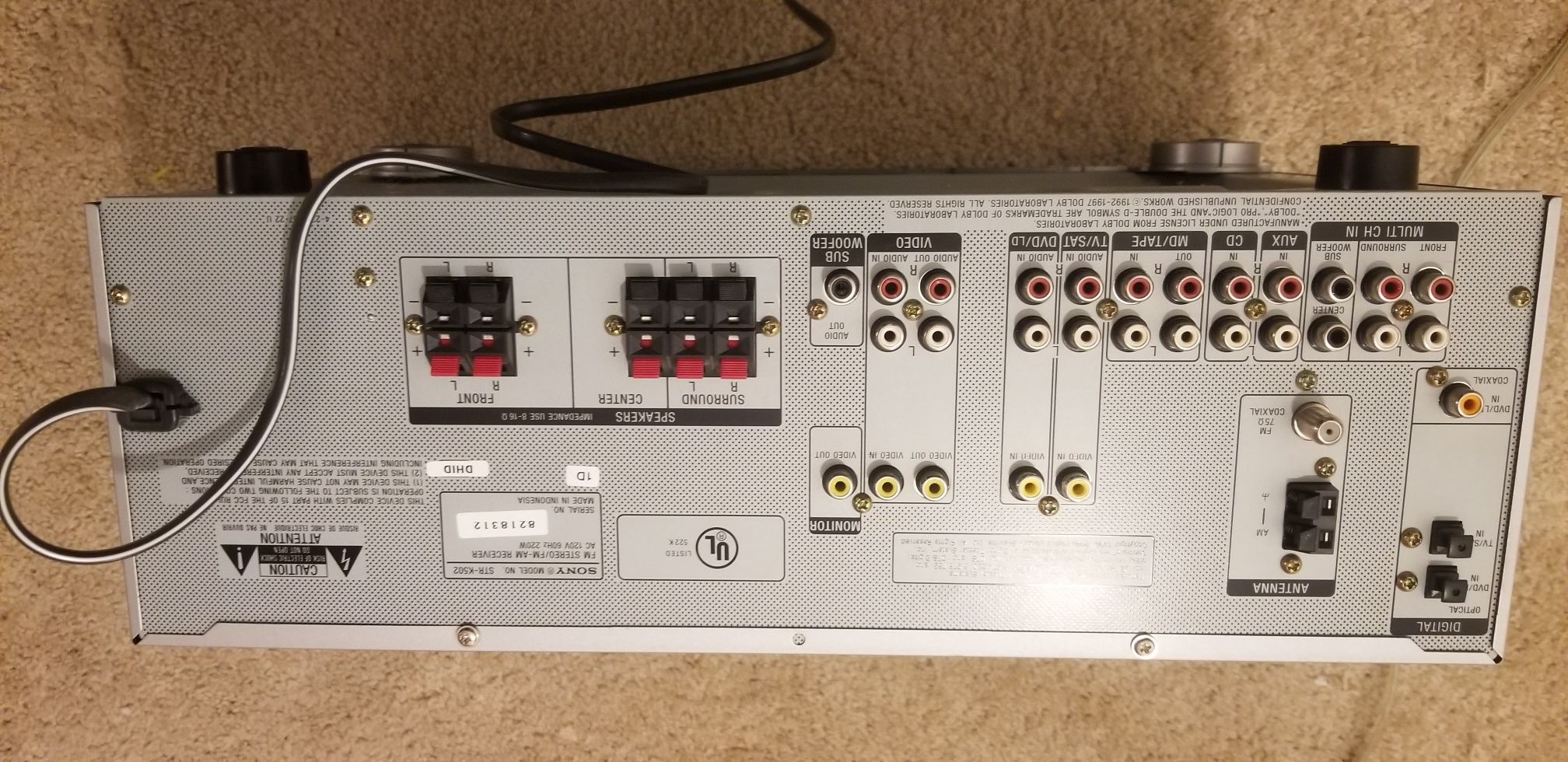 Sony STRK502 surround stereo for Sale in Huntley, IL OfferUp